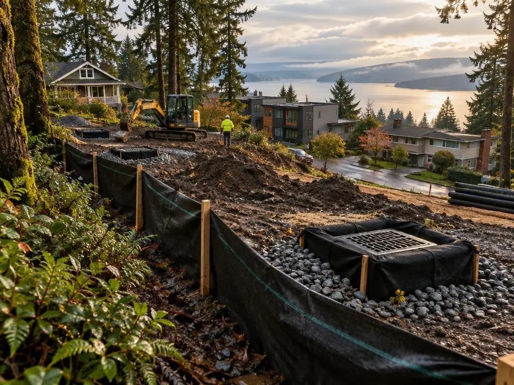Silt Fence & Inlet Protection in Seattle, WA